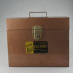 [ Vintage ]1950~1970 годы примерно America [File-A-Way] место хранения box | metal box | in пыль настоящий 