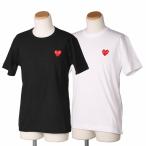 ショッピングギャルソン プレイ・コムデギャルソン／PLAY Comme des Garcons ハート刺繍ロゴ・半袖クルーネックTシャツ(ブラック・ホワイト) AZ-T108-051-1／AZ-T108-051-2