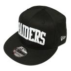 ニューエラ NEW ERA RAIDERS ARCHED SNAPBACK CAP BLACK×WHITE / ブラック×ホワイト レイダース スナップバック キャップ 帽子