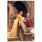 エドモンド・ブレア・レイトン ポスター God Speed 木製アートフレーム付 91.5×61cm