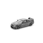POP RACE 1/64 ニッサン R33 GT-R ダーククローム 完成品ミニカー PRDC003