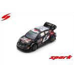 スパーク 1/43 トヨタ GRヤリス ラリー1 HYBRID No.18 2024 WRC サファリラリー 2位 勝田貴元/A.ジョンストン 完成品ミニカー S6874