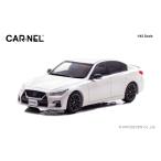 【7月予約】CARNEL 1/43 ニッサン スカイライン 400R Limited (V37) 2026 Brilliant White Pearl 完成品ミニカー CN432602