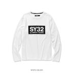 ショッピングロンt ロンＴ 長袖 Tシャツ TNS1725J SY32 by sweet years BOX LOGO L/S TEE メンズ レディース