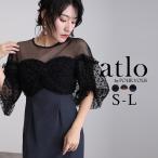 フロッキードット ビスチェ ワンピース パーティードレス オケージョン 大きいサイズ 結婚式 小柄 かっこいい ドレス フォーマルドレス フォーマル