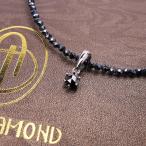 天然宝石 ブラックダイヤモンド 0.2ct ＼19万円が89％OFF／ グレースピネルネックレス ・保証書・ ポーチがオマケ 芦屋ダイヤモンド正規品