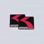 キタコ KITACO オリジナルステッカー KITACO ロゴ 四角タイプ(B) 100×100