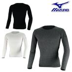  Mizuno осень-зима модель мужской Vaio механизм breath Thermo Deluxe теплый вырез лодочкой рубашка с длинным рукавом 52mj0505 повышение температуры изоляция нижний одежда зимний [20]