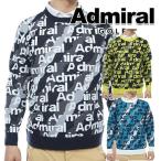 [ специальная цена ] Admiral Golf осень-зима модель мужской Aurora Logo ja карта Crew свитер ADMA384 Admiral GOLF[23]