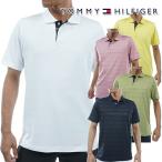トミーヒルフィガー 春夏モデル メンズ シャドーロゴ 半袖ポロシャツ THMA436 TOMMY HILFIGER【24】