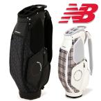 ニューバランスゴルフ 2025年春夏モデル レディース キャディーバッCADDIE BAGグ 3kg 8.5型 46インチ対応 5分割 ネームプレート刻印 刻印タイプ 【25】