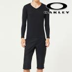 オークリー 2025年春夏モデル メンズ OAKLEY BASE LAYER V NECK 5.0 Vネック 長袖 インナーシャツ FOA407738 OAKLEY【25】