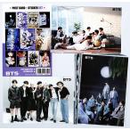BTS グッズ ポストカード セット ( ポストカード 12枚 + ステッカー 3枚 ) 15点セット K-POP