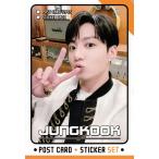 BTS ジョングク グッズ ポストカード セット ( ポストカード 12枚 + ステッカー 3枚 ) 15点セット K-POP