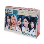 NewJeans ニュージーンズ グッズ 卓上 カレンダー (写真集) 2025~2026年 (2年分) + ステッカーセット