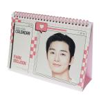 パクソジュン グッズ 卓上 カレンダー (写真集 カレンダー) 2025~2026年(2年分) + ステッカーセット