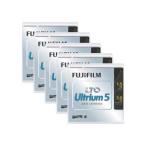 富士フイルム LTO Ultrium5データカートリッジ バーコードラベル(横型)付 1.5TB LTO FB UL-5 OREDPX5Y1パック(5巻)