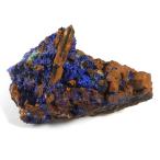 アズライト マラカイト 原石 産地 モロッコ azurite アズロマラカイト アジュライト マウンテンブルー 藍銅鉱 天然石 鉱物 1点もの 現品撮影 AZL-141