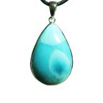 ラリマーペンダントトップ金具シルバ...