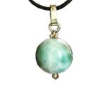 ラリマーペンダントヘッド金具シルバ...