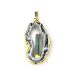 天然石ペンダントグリーントルマリン...