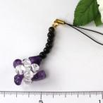 トルマリン水晶アメジストストラップ...