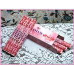 HEM производства Lotus . в виде палочки 1 коробка 6 тубус ввод INDIA INCEMSE HEM-LOTUS[Sticks][1Box-6Packs/1Pack-20Sticks](Total ≒120 Sticks)