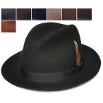 ニューヨークハット New York Hat 5319 THE FEDORA LITE FELT FEDORA フェドラ Black Grey Brown Navy Almond Olive メンズ レディース