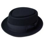 ニューヨークハット 帽子 ポークパイ フェルトハット New York Hat 5230 BE BOP ビーバップ Black メンズ レディース