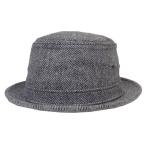 New York Hat ニューヨークハット ポークパイハット 5584 HERRINGBONE STINGY Charcoal ヘリンボーン メンズ レディース　