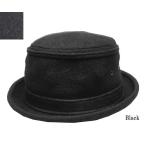 New York Hat ニューヨークハット ポークパイハット 5588 WOOL STINGY Black Charcoalgray ウール メンズ レディース