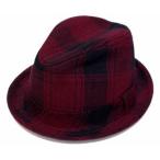 New York Hat（ニューヨークハット） 帽子 ハット #5542 PLAID REX, Red