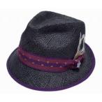 CHRISTYS CROWN クリスティーズ クラウン 帽子 ストローハット BIG DOM Black CCS326 メンズ レディース