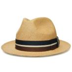 送料無料　CHRISTYS　LONDON　クリスティーズ　ロンドン　18210　Stripe　Panama　Hat　ストライプ　パナマ　ハット　ベージュ