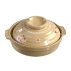 リビング 花さくら 浅型土鍋１９ｃｍ キッチン用品 調理