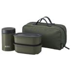 サーモス THERMOS 真空断熱スープランチセット JEA-801 スカイブルー/カーキ 敬老の日 800ml カーキ(KKI)