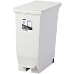 ショッピングダストbox アスベル（株）エバン 両開きペダルペール 30L WH ホワイト 6303 ゴミ箱 ダストボックス キッチン カウンター