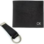 カルバンクライン 二つ折り財布 & キーホルダー ギフトセット 31CK330016 ブラック Calvin Klein 237448-A