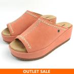 ショッピングMINNETONKA 【現品セール US8/25cm】ミネトンカ minnetonka サンダル スエードレザー Paislee レディース CORAL 厚底 正規品