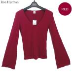ショッピング在庫処分セール中 【在庫処分セール・まとめ買いおすすめ】ロンハーマン レディース ニット カットソー ロングスリーブ 綿 Ron Herman RHC Mesh Bellsleeve  26109-0167