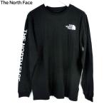 ザ・ノースフェイス ロンT 長袖 Tシャツ メンズ 薄手 THE NORTH FACE  NF0A471K KY4 ブラック 右袖TNFロゴプリント