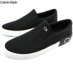 カルバンクライン メンズ スリッポン スニーカー Calvin Klein CMRYOR 962 ブラック キャンバス シューズ 靴