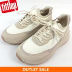 【アウトレットセール】フィットフロップ レディース スニーカー シューズ 厚底 FITFLOP F-MODE スエード ニット フラットフォーム スリッポン IV1-B43