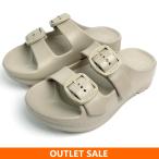 [ outlet SALE/ размер ML]TELICtelikW-BUCKLE2 сандалии W пряжка восстановление - обувь комфорт толщина низ CORK BROWN