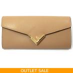 【アウトレット訳あり-B05】FENDI フェンディ 長財布 二つ折り レディース 8M0251 ALWA F15KR MIELE コンチネンタルウォレット FF DIAMOND