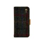 ピーナッツ×ハリスツイード iPhone 6s / 6 対応 フリップケース SNG-130C / チェックグリーン