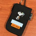  бесплатная доставка Peanuts / Snoopy ключ & Pas сумка RE-PET SPZ-3760 / голубой имя | Snoopy 