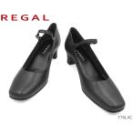 ショッピングREGAL リーガル パンプス ストラップ レディース 靴 REGAL F76L フォーマル 仕事 オフィス ビジネス 本革 ブラック 黒 ローヒール 正規品