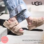 ショッピングスエード UGG W GOLDENSTAR HI SLIDE SANDAL 