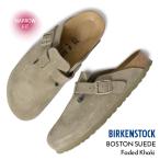 BIRKENSTOCK ビルケンシュトック ボストン スエード レディース サンダル BOSTON SUEDE ( NARROW FIT ) Faded Khaki カーキ 1025844